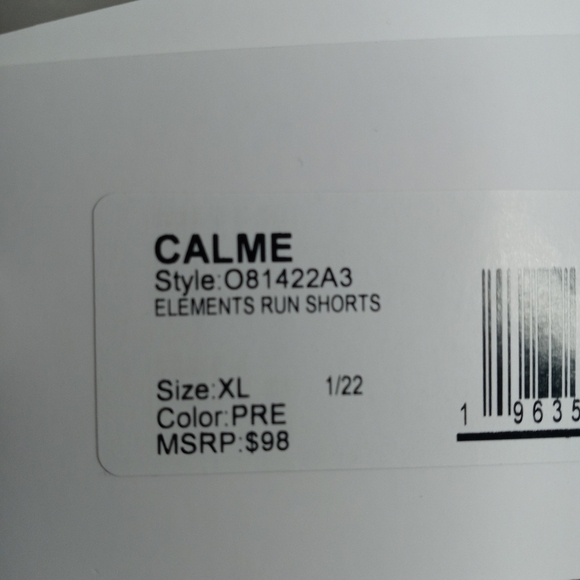 Johnny Was Calme Purple Elements Run Shorts - Picture 7 of 7